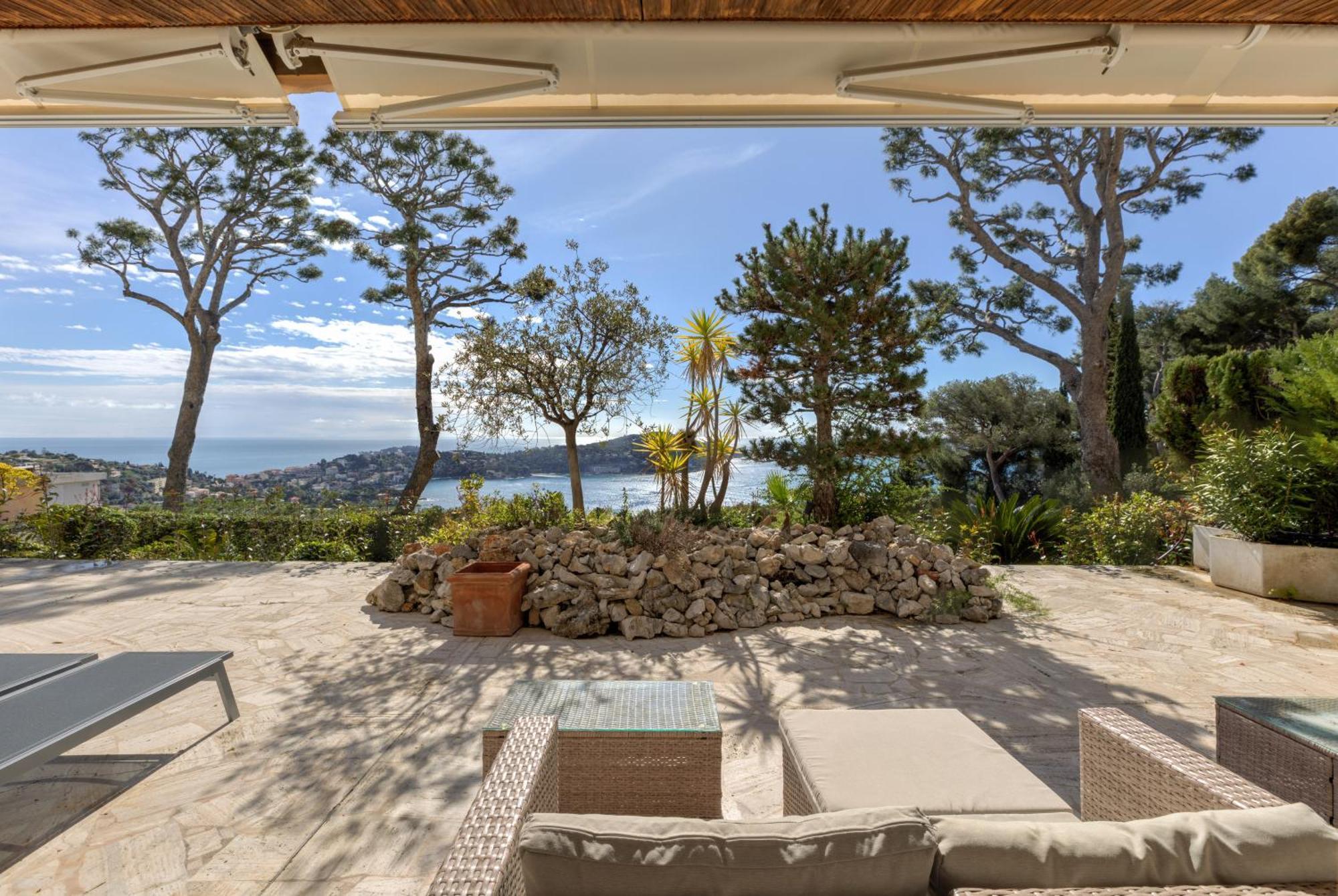 Giant Terrace On A Stunning View Lägenhet Villefranche-sur-Mer Exteriör bild